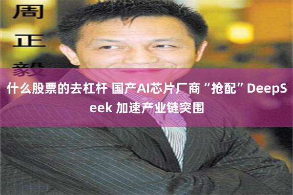 什么股票的去杠杆 国产AI芯片厂商“抢配”DeepSeek 加速产业链突围