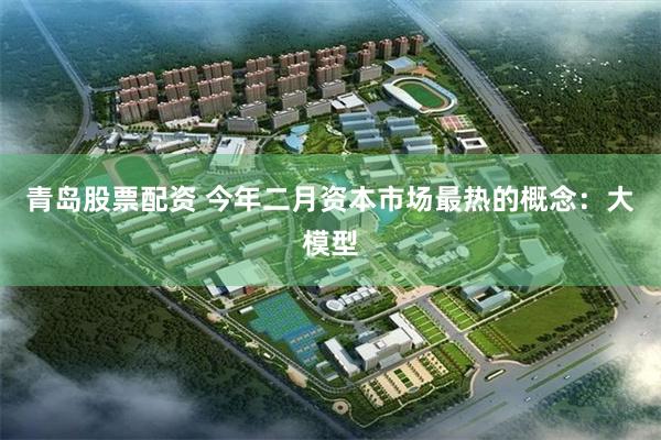 青岛股票配资 今年二月资本市场最热的概念：大模型