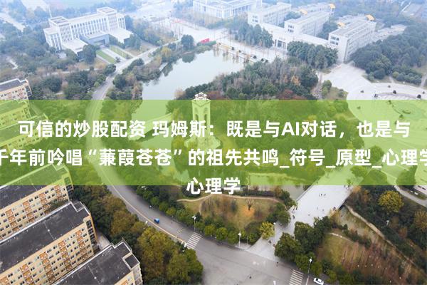 可信的炒股配资 玛姆斯：既是与AI对话，也是与千年前吟唱“蒹