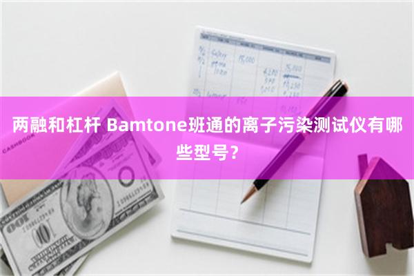 两融和杠杆 Bamtone班通的离子污染测试仪有哪些型号？